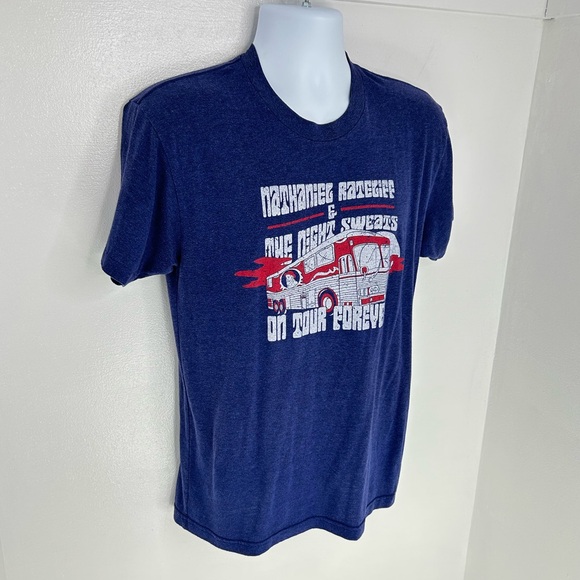 Nathaniel‎ Rateliff & The Night Sweats Band Shirt Blue Heather Medium Concert - Picture 3 of 11